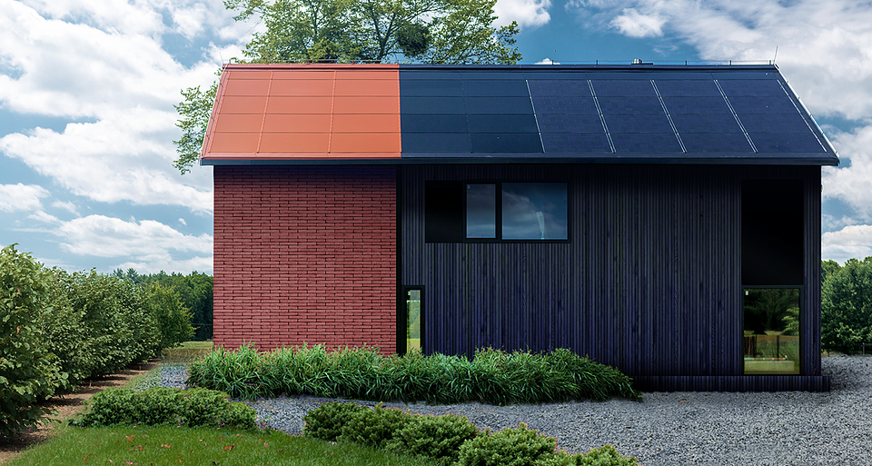 Colorful solar roof from SunRoof
