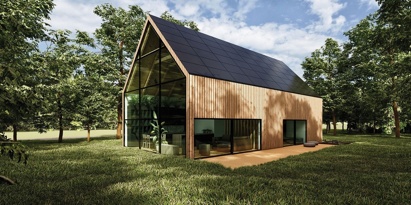 Wooden Eco-House in the Forest - projekt niezwykłego domu inspirowanego ekologiczną Skandynawią zwyciężył w międzynarodowym konkursie architektonicznym „Dom Przyszłości. Najlepszy projekt SunRoof 2020”