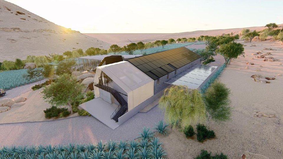 Projekt Makeka Design Lab: Destylarnia z dachem solarnym SunRoof, RPA.