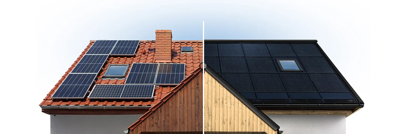 SunRoof vs regular roof plus PV panels SunRoof vs regular roof plus PV panels - picture
